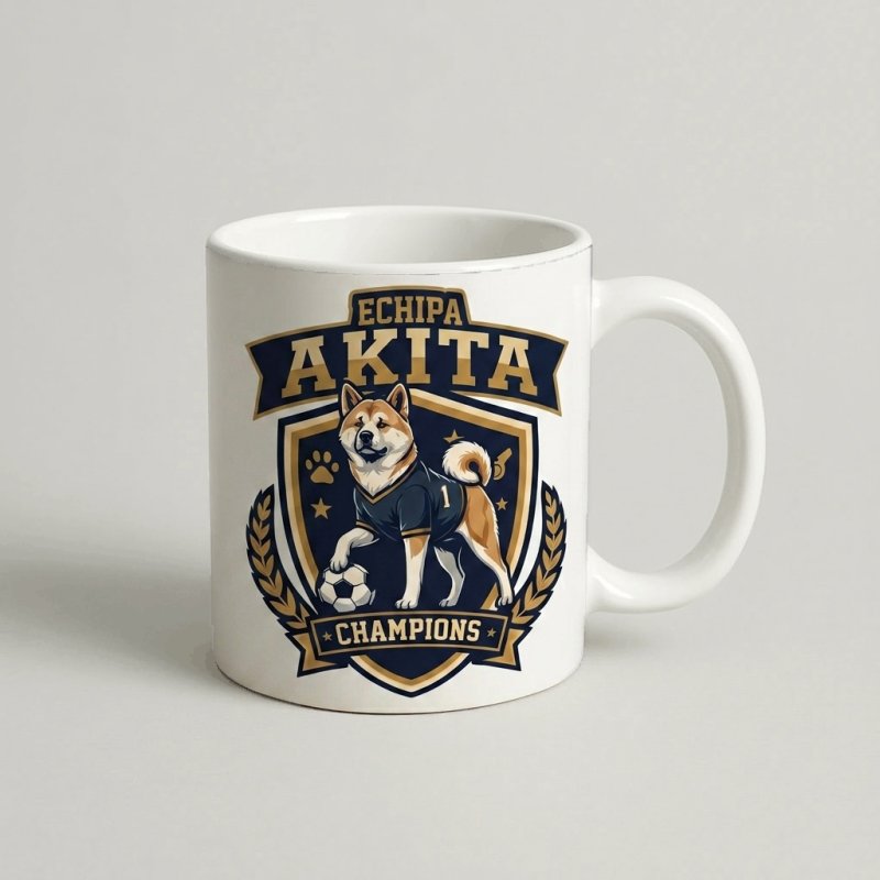 Cana cu Akita (Champions) — cadou personalizat PetGifts