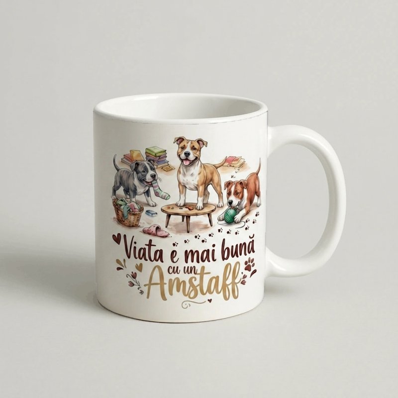 Cana cu Amstaff