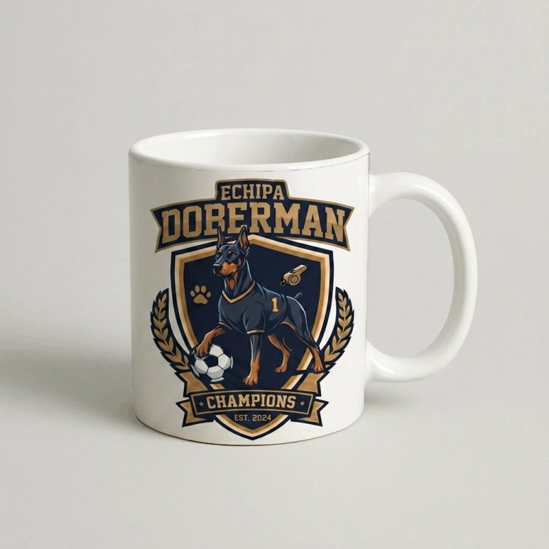 Cana cu Doberman (Champions)