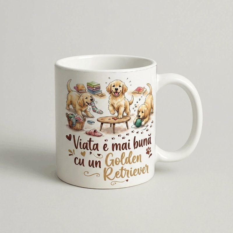 Cana cu Golden Retriever