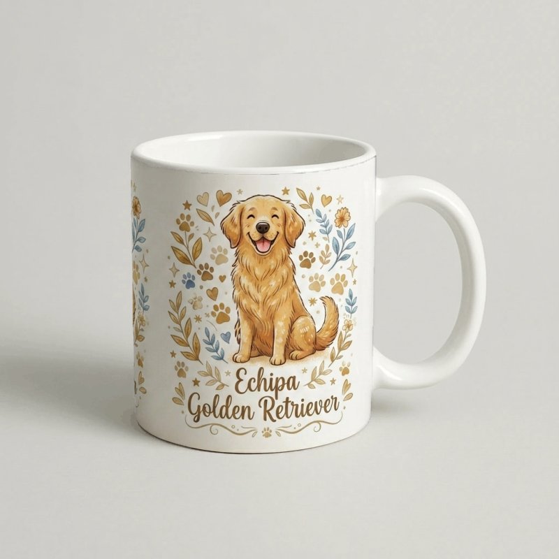 Cana Echipa Golden Retriever — cadou personalizat PetGifts