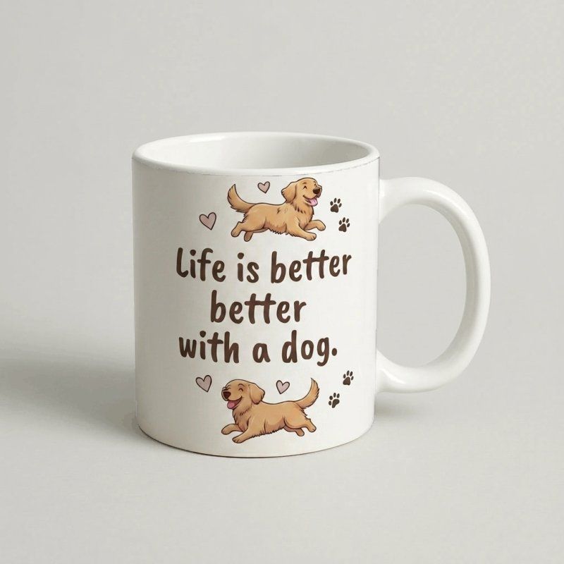 Cana Life is better with a dog — cadou personalizat PetGifts