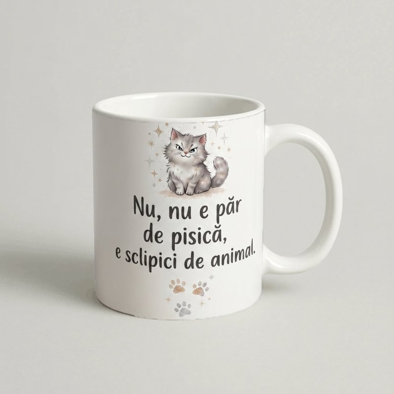 Cana Nu, nu e par de pisica — cadou personalizat PetGifts