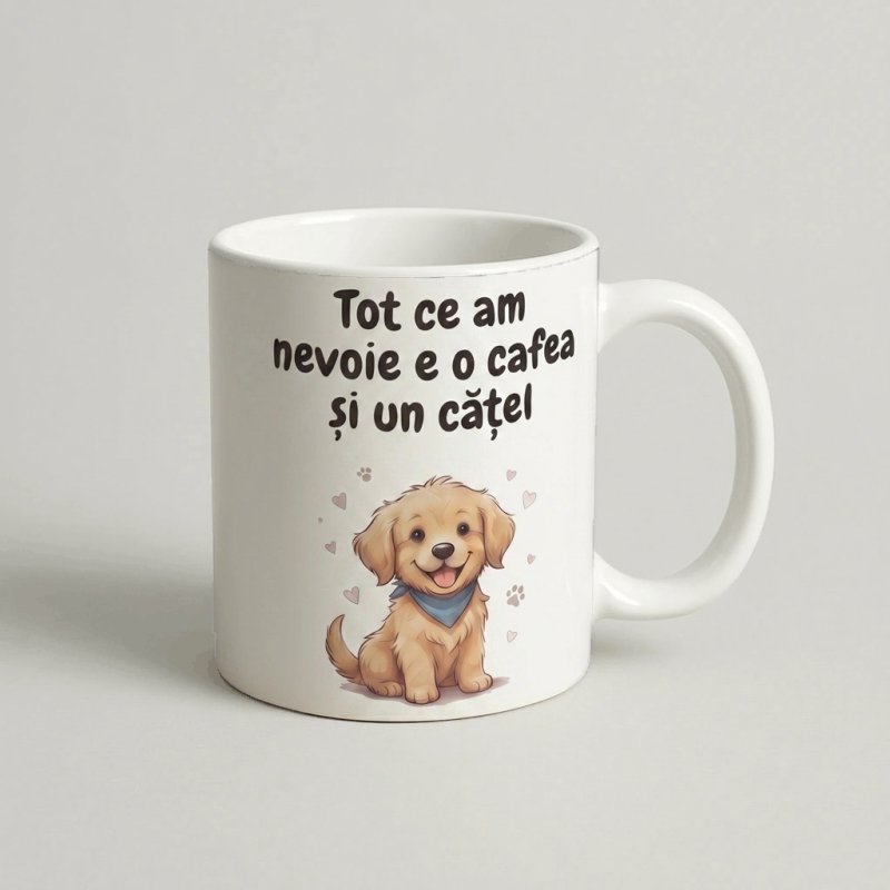 Cana Tot ce am nevoie e o cafea si un catel