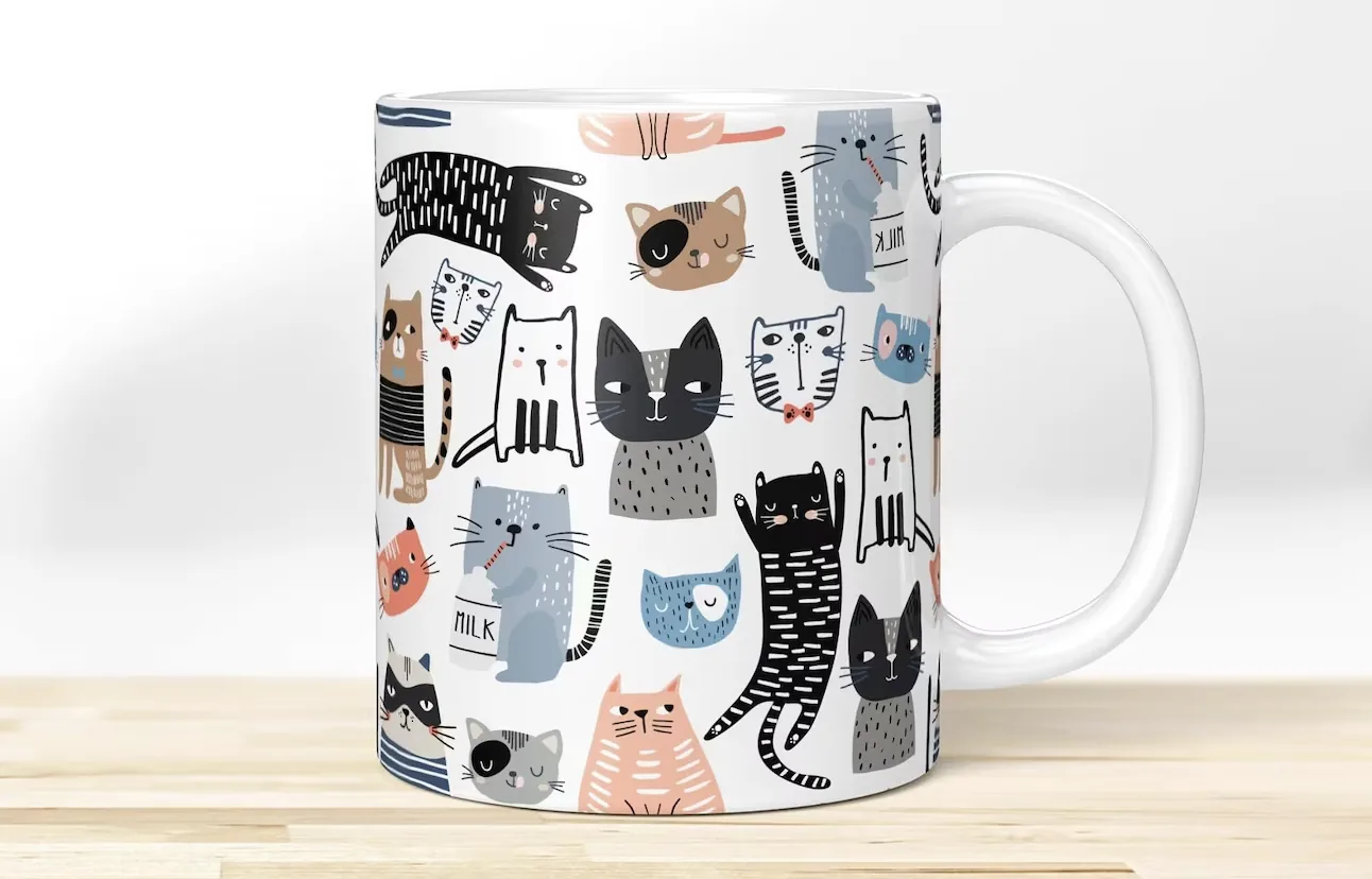 Căni personalizate cu pisici – un cadou special pentru iubitorii de feline