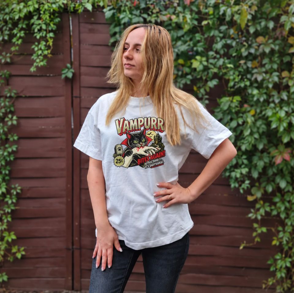 Tricou Oversize Halloween Vampurr