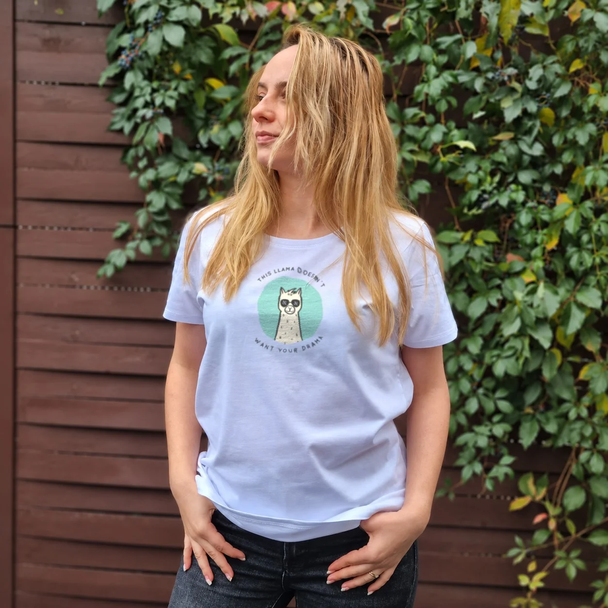 Tricou Llama No Drama — cadou personalizat PetGifts