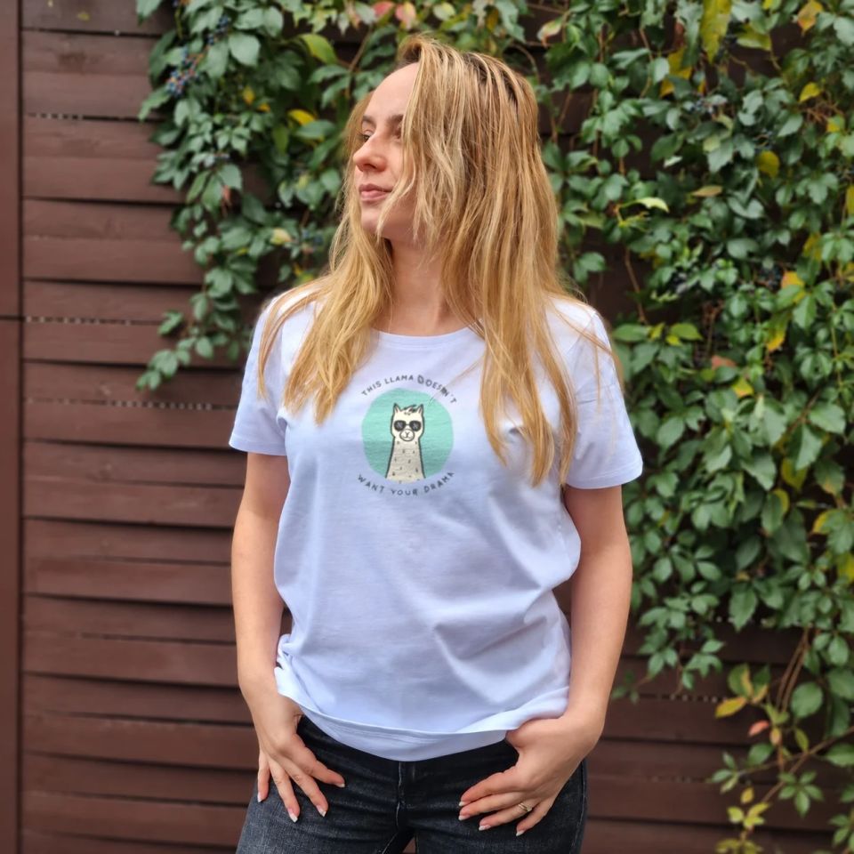 Tricou Llama No Drama — cadou personalizat PetGifts