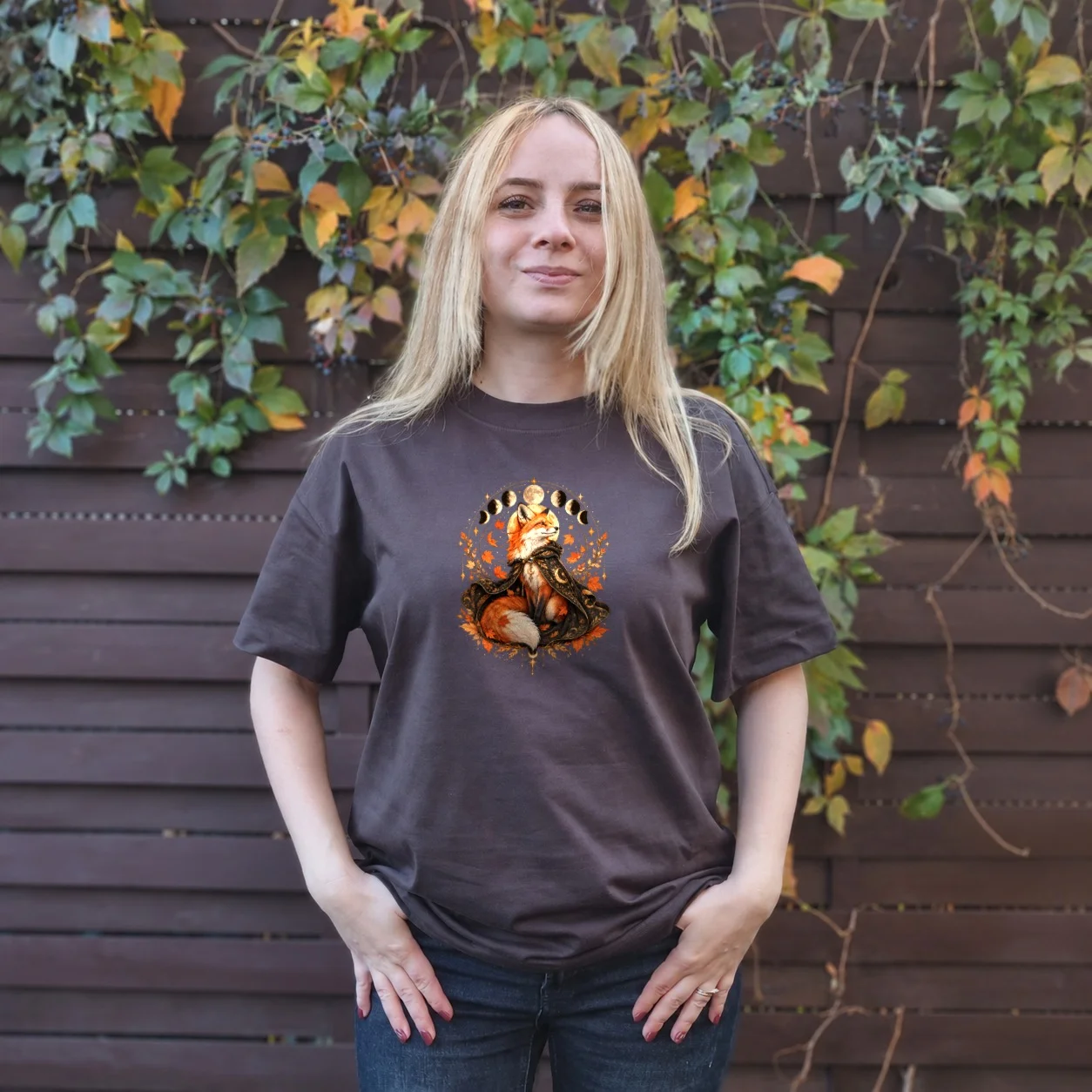 Tricou Oversize Autumn Fox