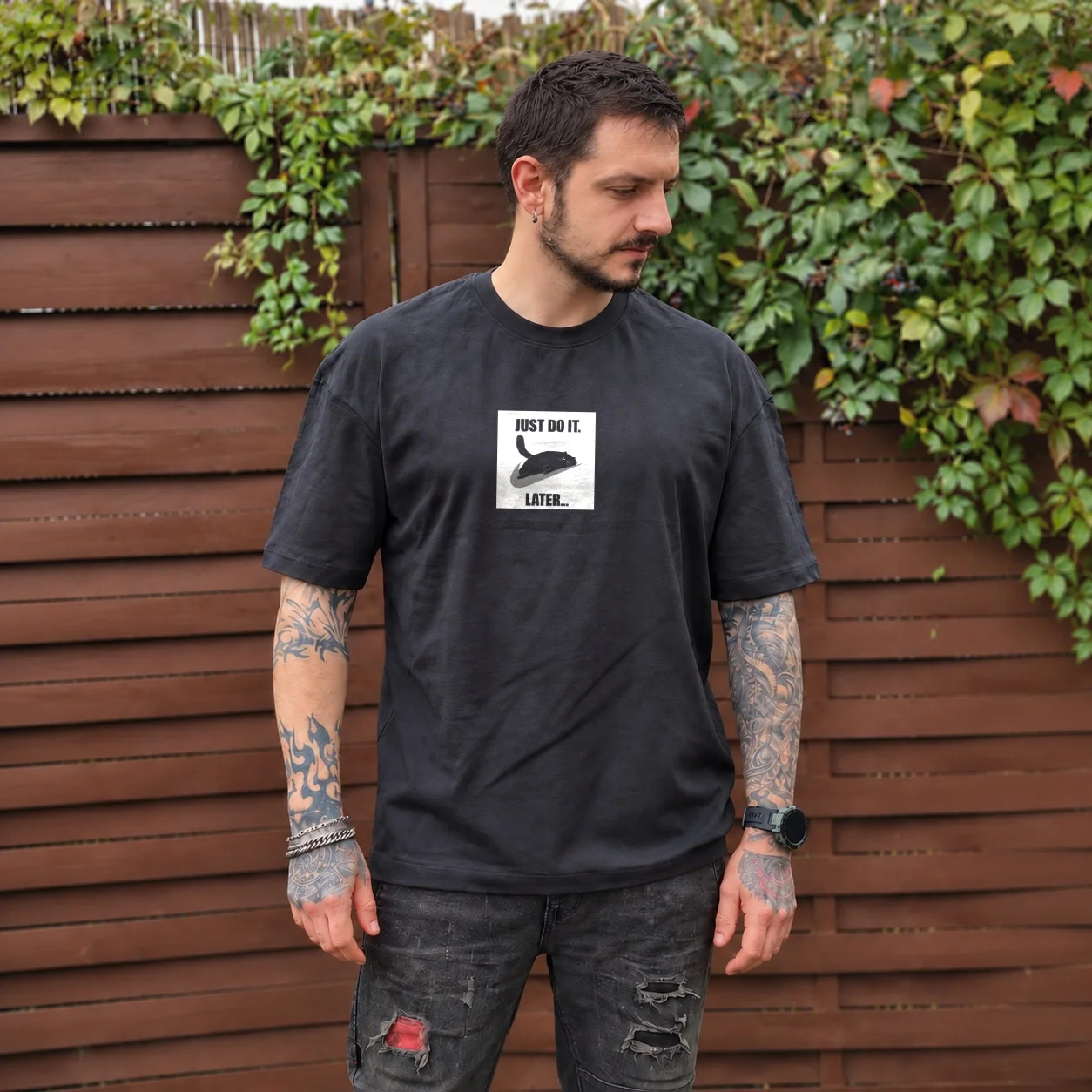 Tricou Oversize Just Do It Later