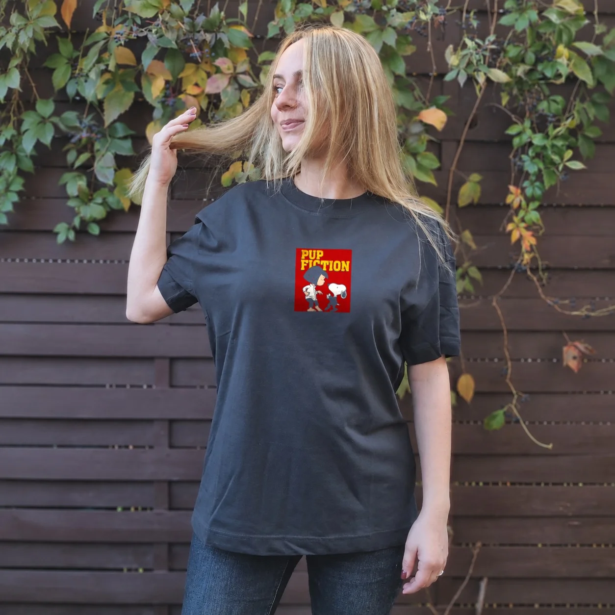 Tricou Oversize Pup Fiction