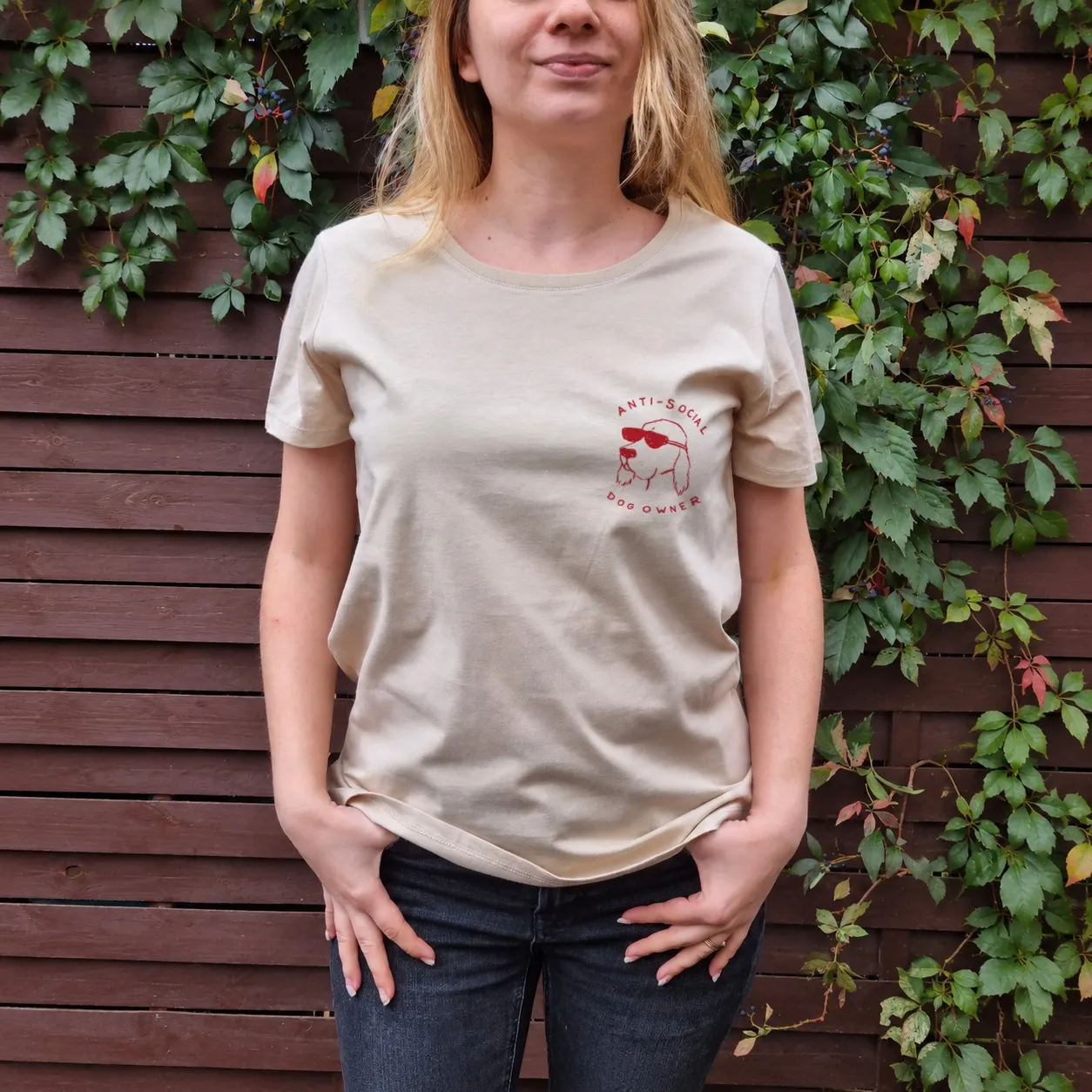 Tricou Regular Anti-Social Dog Owner