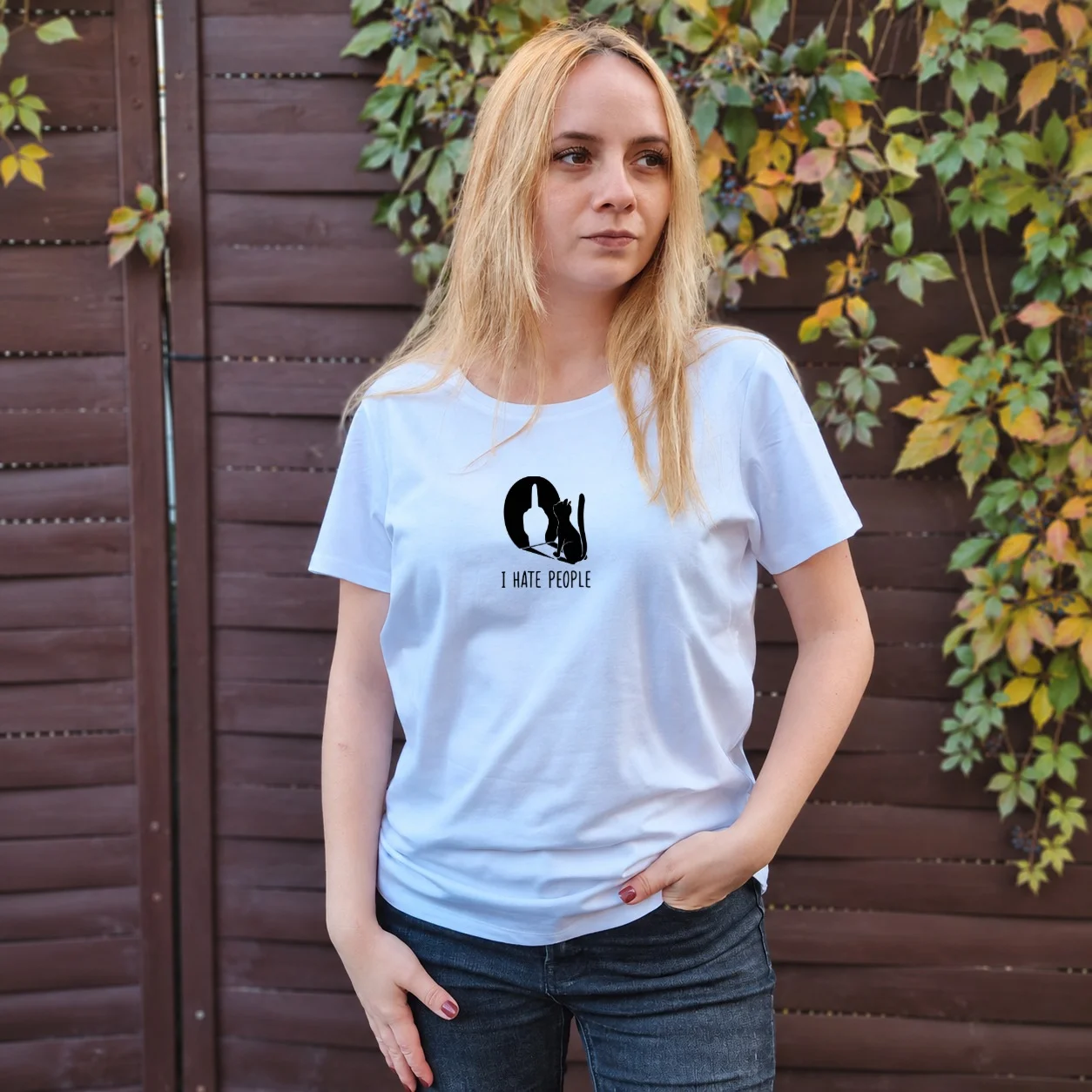 Tricou Regular I Hate People — cadou personalizat PetGifts