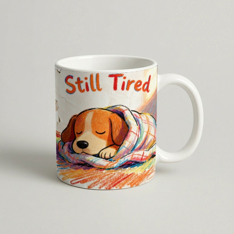 Cană still tired 5 — cadou personalizat PetGifts