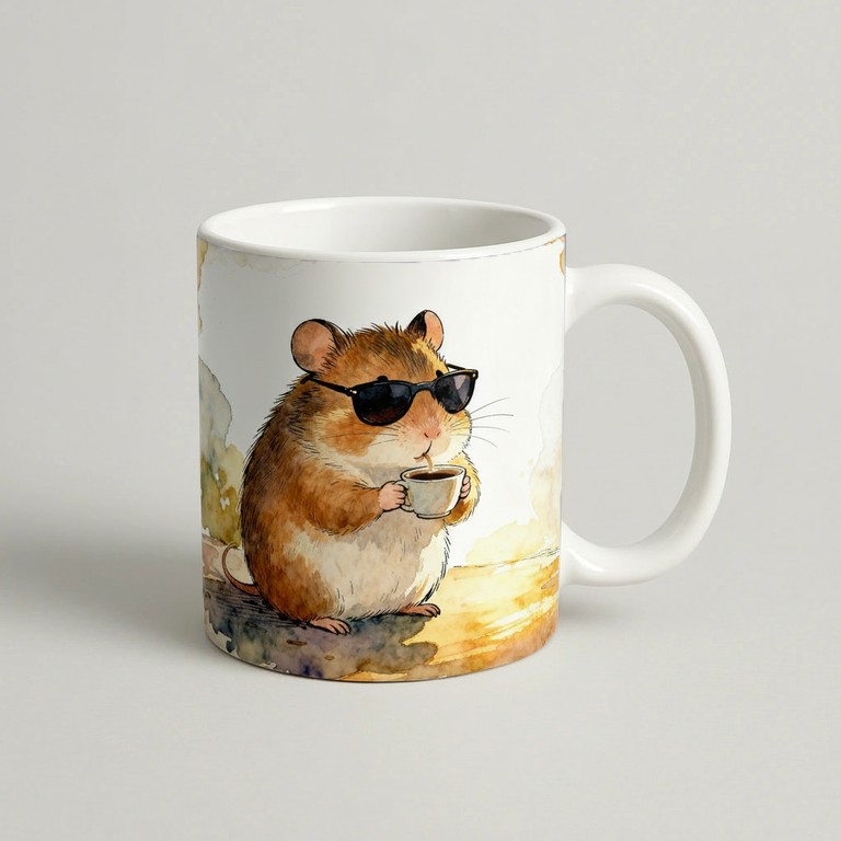 Cană cool hamster