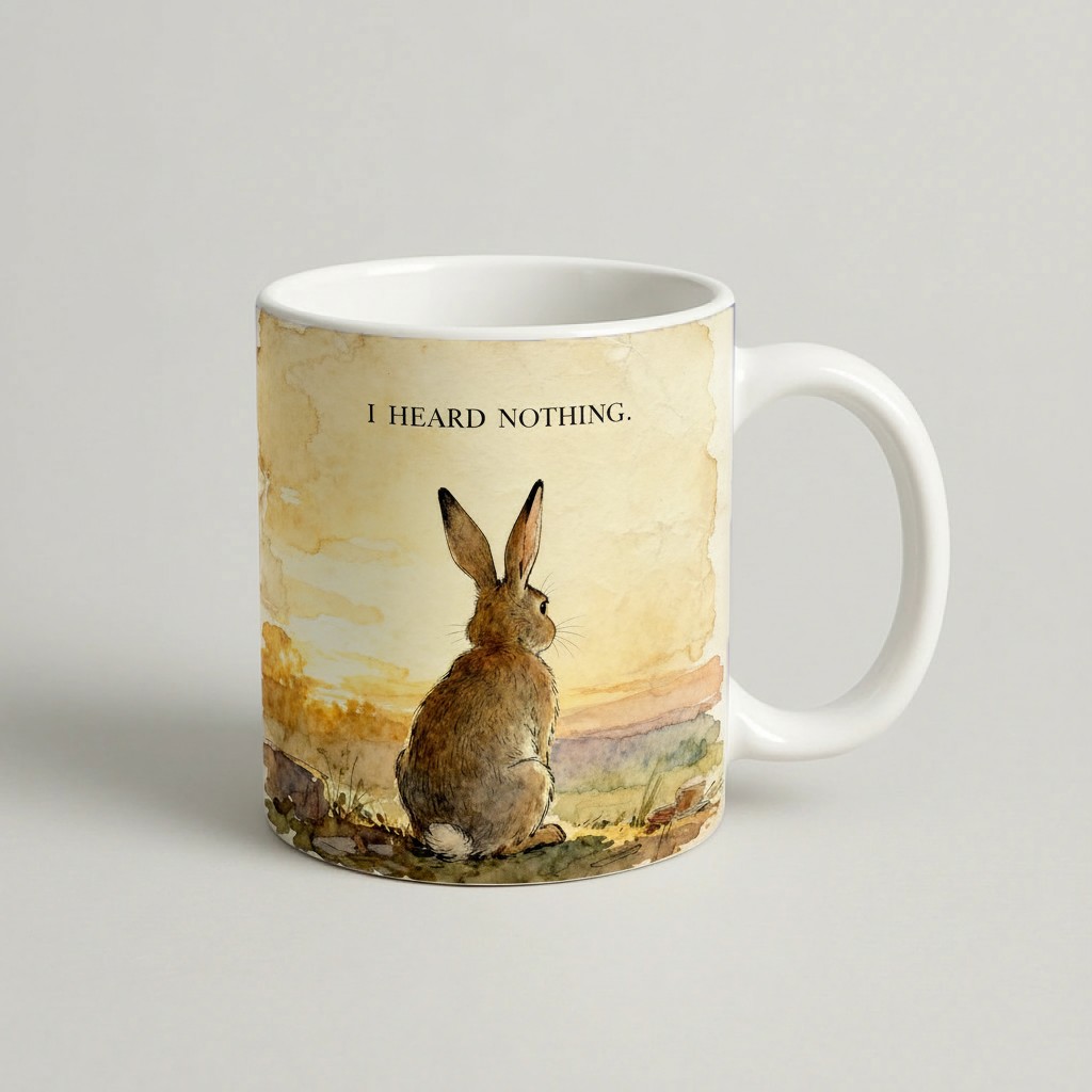 Cană Bunny i heard nothing - tales