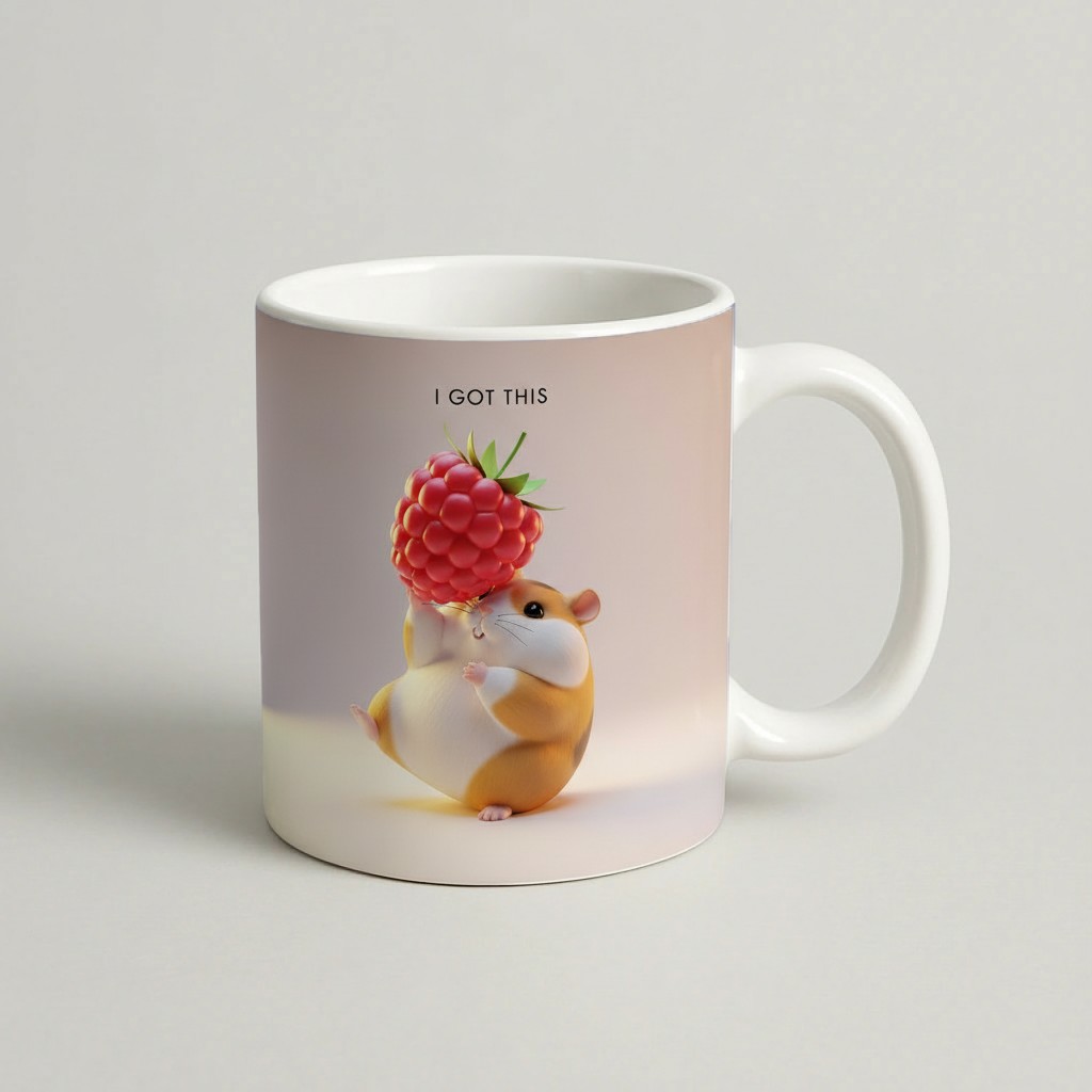 Cană Hamster i got this — cadou personalizat PetGifts