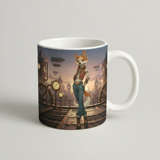 cana Akita Steampunk Aviator
