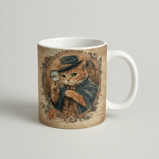 cana orange cat The Detective
