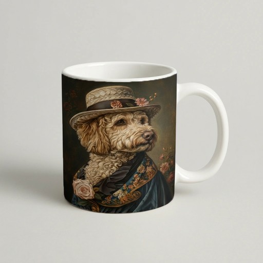 cana Goldendoodle Lady Curls — cadou personalizat PetGifts